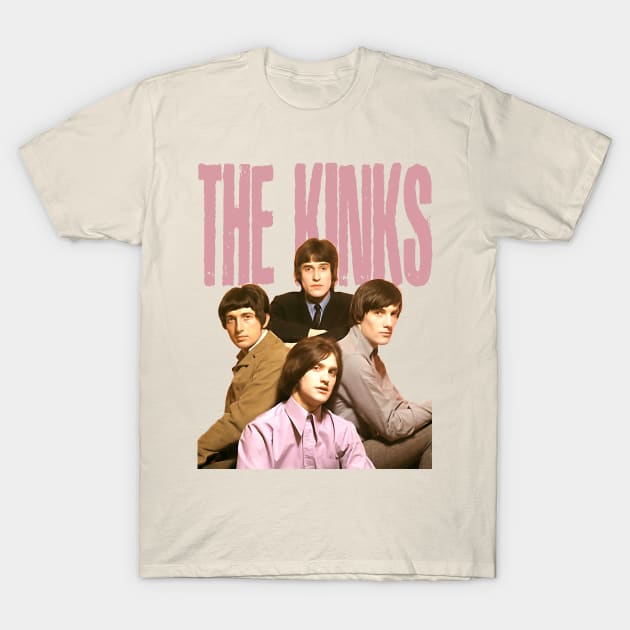 The Kinks  / Retro Faded Fan Design T-Shirt by DankFutura